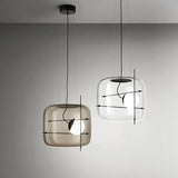 Plot Glazen Hanglamp – Zachte Verspreide Glans met Modern Geventileerd Ontwerp