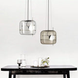 Plot Glazen Hanglamp – Zachte Verspreide Glans met Modern Geventileerd Ontwerp