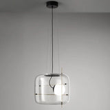 Plot Glazen Hanglamp – Zachte Verspreide Gloed met Modern Geventileerd Ontwerp