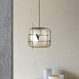 Plot Glazen Hanglamp – Zachte Verspreide Gloed met Modern Geventileerd Ontwerp