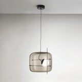 Plot Glazen Hanglamp – Zachte Verspreide Gloed met Modern Geventileerd Ontwerp