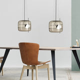 Plot Glazen Hanglamp – Zachte Verspreide Gloed met Modern Geventileerd Ontwerp