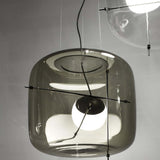 Plot Glazen Hanglamp – Zachte Verspreide Gloed met Modern Geventileerd Ontwerp