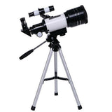 Professionele Telescoop 300/70mm | Draagbare Refractor Sterrenkijk Telescoop met Statief en Smartphone Adapter