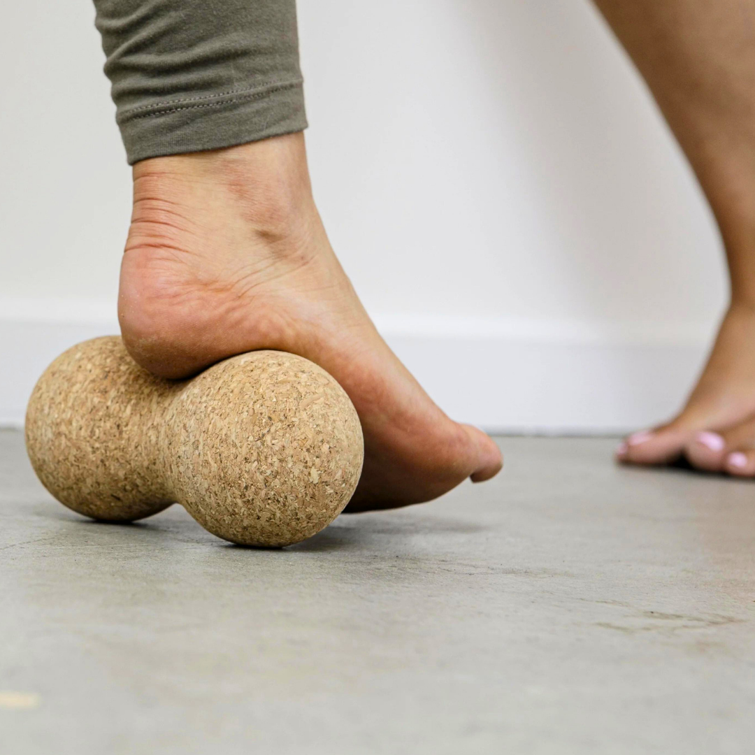 Peanuroll Massagebal | Voetmassage | Ontspannende voetroller van kurk voor spierherstel