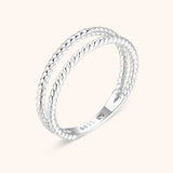 Vlecht Dubbele Ring - Lina