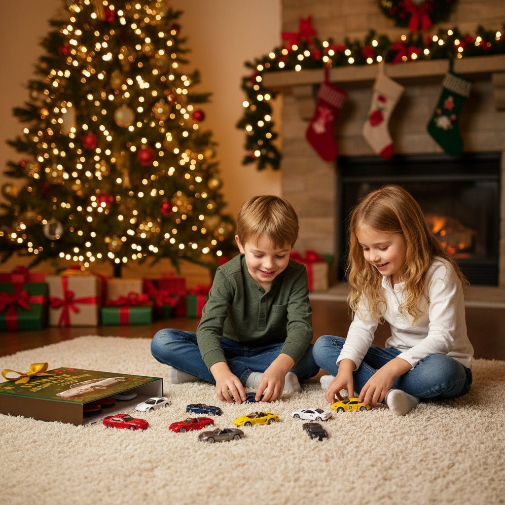 DRIVEVENTURE – Beperkte Supercar Adventskalender met 24 Precieze Miniatuurmodellen