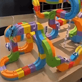RAILBUILD – 3D-treinenbouwset voor kinderen met oplaadbare locomotief
