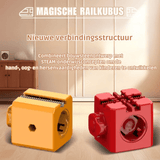 RAILBUILD – 3D-treinenbouwset voor kinderen met oplaadbare locomotief