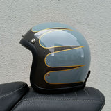 RetroRider | Slanke Low-Profile Motorhelm met DOT & ECE Goedkeuring