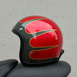 RetroRider | Slanke Low-Profile Motorhelm met DOT & ECE Goedkeuring