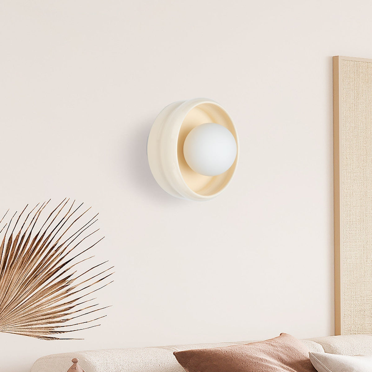Ronde Keramische Wandlamp – Circo