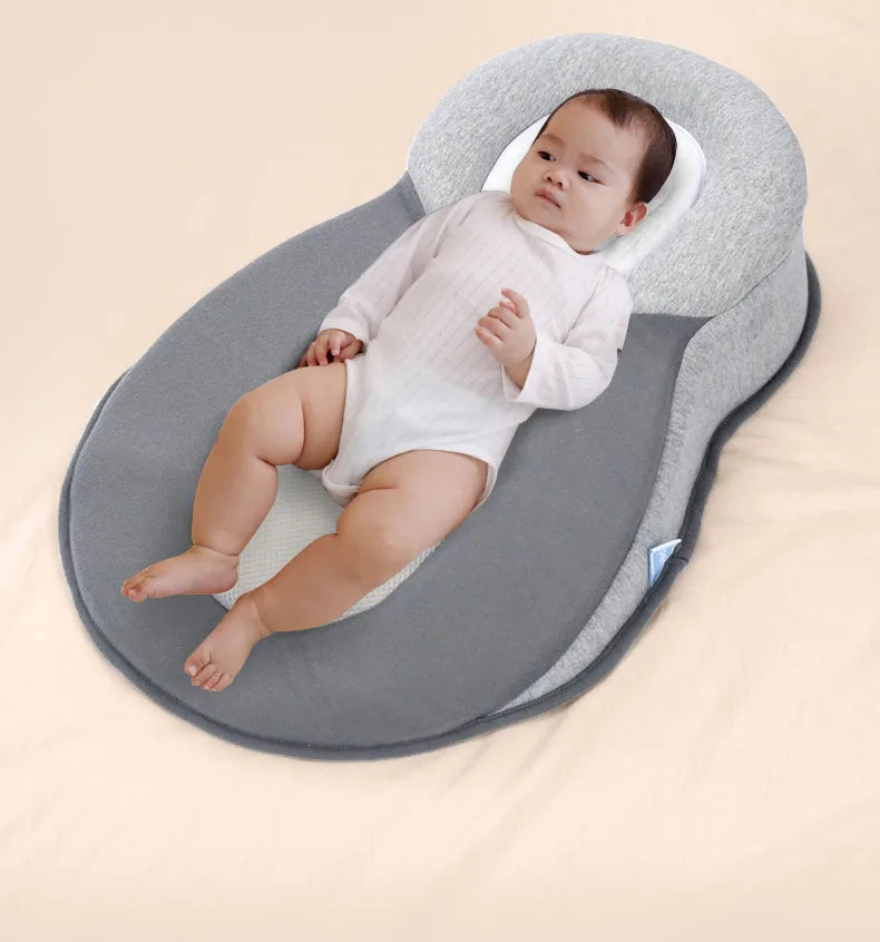 Nestlenap Babykussen – Ergonomisch Kussen voor Pasgeborenen voor Veilige Slaap en Voorkoming van Platte Hoofdjes – Ademend en Zacht Comfort