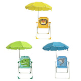 Kinderstrandstoel met Zonnescherm - Opvouwbaar en Perfect voor Camping en Tuin
