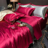 Exclusief Zijde Bedlinnen Set – Luxe beddengoed van 100% zijde voor optimaal slaapcomfort
