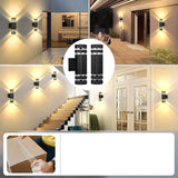 LumiBloc LED Buitenwandlamp | Up & Down Effect | E27 Fitting | IP65 Waterdicht | Modern Design voor Tuin & Balkon