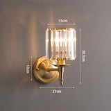 Elegante Crystal Wandlamp in Glamourstijl