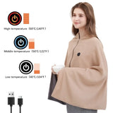 CozyTherm Wear USB-Heizdeken om te Dragen | 150 × 85 cm | 3 Temperatuurstanden | Machinewasbaar & Draagbaar