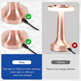 Klassieke Draadloze Draagbare LED Tafellamp – LumiCrest