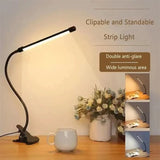 LED-Klemlicht LumaFlex | 3 Lichtkleuren & 10 Helderheidsniveaus | USB-voeding | Flexibele Zwanenhals | Oogvriendelijk & Dimbaar
