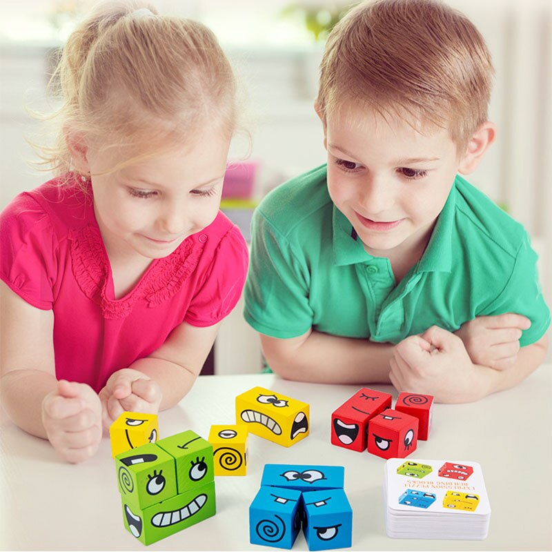 Interactief expressie-blokspel voor kinderen – MimikMatch