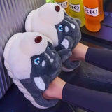 Schattige Husky Dames Huisschoenen – Novi