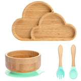 Kinder-servies set met zuignap – EcoFeast