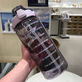 2L Motiverende Waterfles met Tijdmarkeringen – HydroMotivator