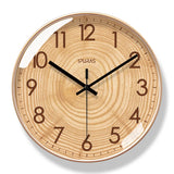TimeWisp Houten Wandklok – Stille en Stijlvolle Tijdwaarnemer