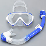 AquaJuni Kinder Duikmasker met Snorkel | Antivolg & Levensveilig | Gehard Glas & Silicoon | Voor Jongens & Meisjes 7–15 Jaar