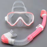 AquaJuni Kinder Duikmasker met Snorkel | Antivolg & Levensveilig | Gehard Glas & Silicoon | Voor Jongens & Meisjes 7–15 Jaar