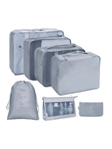 PackWunder Reisorganizerset 7/8/9/10-delig | Vouwbare koffer-organizer | Voor kleding, schoenen & accessoires
