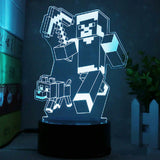 Diverse LED Gamepersonages Lamp - Speelse Verlichting voor Gamers