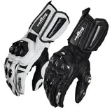Motorrijhandschoenen RidePro Carbon | Wind- & Waterdicht | Touchscreen-geschikt | Echte Lederen Beschermers | Voor Zomer & Winter