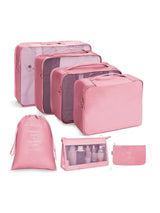 PackWunder Reisorganizerset 7/8/9/10-delig | Vouwbare koffer-organizer | Voor kleding, schoenen & accessoires