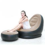 Opblaasbare Lazy Couch – Comfortabele Opvouwbare Sofa voor Buiten en Binnengebruik
