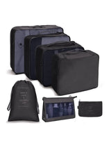 PackWunder Reisorganizerset 7/8/9/10-delig | Vouwbare koffer-organizer | Voor kleding, schoenen & accessoires