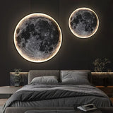 Decoratieve wandlamp LED in de vorm van een maan