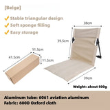 TREKASE Camping Klapstoel | Ultralicht & weerbestendig | Aluminiumframe | Gevoerd voor extra comfort | Snel op te zetten