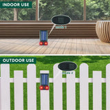 SolarGuardix Ultrasone Vogelverschrikkers Zonne-energie | Met LED & Beweging Sensor | Waterdicht IP58 | 600 m² Dekking