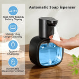 Automatische Zeepdispenser Foamello | Wandmontage | 500 ml | Oplaadbaar & contactloos | Sensorgestuurde schuimfunctie