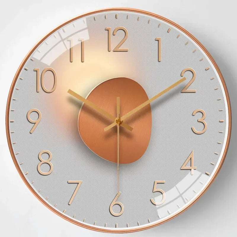 SilentTime Wandklok - Klassiek Ontwerp met Tijdloze Charme - Elegant, Stille en Perfect voor Elke Kamer