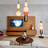 Hanglamp van gekandificeerd glas