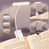 Leeslamp FlexiRead | Oplaadbaar via USB | 3 Lichtkleuren & Dimbaar | Clip & Flexibele Arm