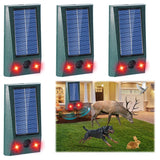 SolarGuardix Ultrasone Vogelverschrikkers Zonne-energie | Met LED & Beweging Sensor | Waterdicht IP58 | 600 m² Dekking