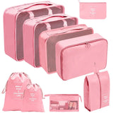 PackWunder Reisorganizerset 7/8/9/10-delig | Vouwbare koffer-organizer | Voor kleding, schoenen & accessoires