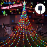 Zonne-energie Kerstboom Lichten - Stralende decoratie voor een magische kerstervaring