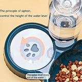 Kattenvoer- en Waterbak met Oorontwerp - Comfortabele en Speelse Eetervaring