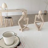 Minimalistische decoratie met abstract motief