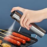 Ölsprüher CULINARA FineMist | 100 ml RVS Spuitfles | Voor olie, azijn & BBQ | Navulbaar & Fijn doserend